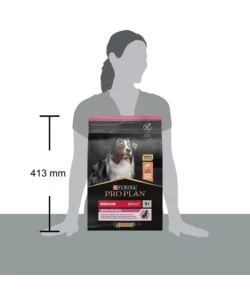 CROCCHETTE PER CANI PURINA "PRO PLAN" ADULTO DI TAGLIA MEDIA CON SALMONE SENSITIVE SKIN 3 KG