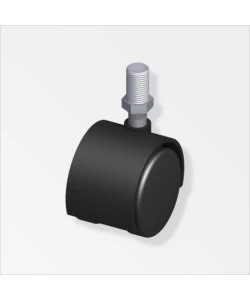 ROTELLA PER MOB PVC D M10x15 NERO