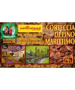 CORTECCIA DI PINO MARITTIMO EUROTERRIFLORA 70 LITRI