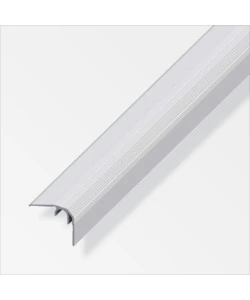 PROFILO DI CHIUSURA 32x27.0 ALLUMINIO ARGENTATO - 1 METRO.