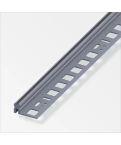 PROFILO DI SUPPORTO PVC GRIGIO - 1 METRO.