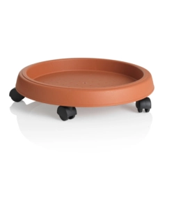 SOTTOVASO C RUOTE C. 25 TERRACOTTA
