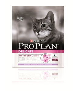PRO PLAN DELICATE - ALIMENTO SECCO PER GATTO CON TACCHINO - 400G.