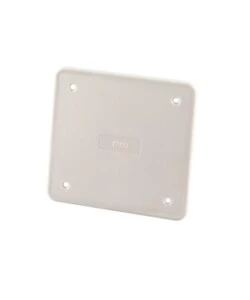 POLY POOL - COPERCHIO PER SCATOLA DI DERIVAZIONE DA INCASSO DIMENSIONE 92 X 92 MM BIANCO