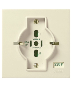 PRESA 2P+T 16A UNIVERSALE AVORIO MASCOT - VIMAR