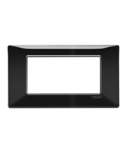 PLACCA 4M NERO PLANA - VIMAR.