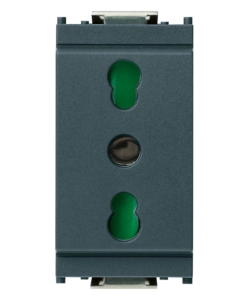 PRESA 2P+T 16A P17/11 GRIGIO IDEA - VIMAR.