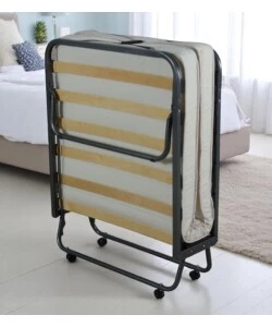 BRANDINA LETTO PIEGHEVOLE CON MATERASSO TRAPUNTATO DA 10 CM 80X200X37 CM