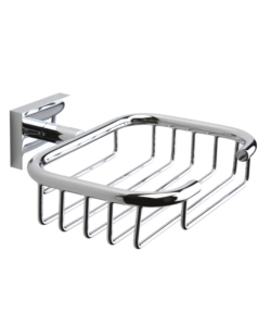 CESTINO PORTA SAPONE/SPUGNA CROMO