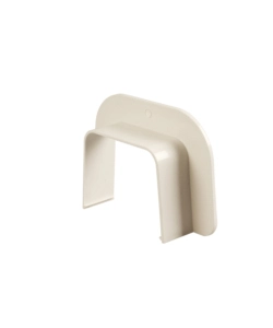 POLY POOL - 1 RACCORDO LINEARE PER PASSAGGIO A MURO PER CANALE "80 MM X 60 MM" AVORIO