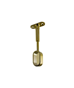 SUPPORTI CIECHI PER TUBO OVALE - OTTONATO - 2 PZ.