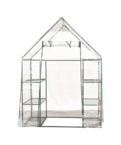 SERRA DA ESTERNO "BARBARA" CON 8 RIPIANI E TELO IN PVC, 140X70X190 CM