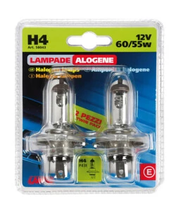 COPPIA LAMPADE H4 12V 60/55W TWIN D/BLISTER  58043