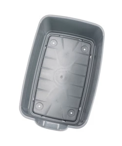 CUCCIA PER CANI DA ESTERNO FERPLAST "KENNY MINI" IN RESINA GRIGIO 40X66X40 CM