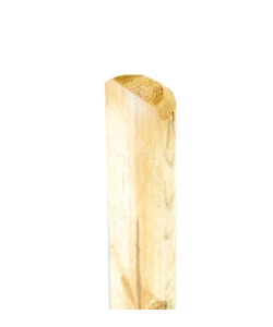 MEZZOPALO DA GIARDINO TONDO IN LEGNO DI PINO 8X200 H CM