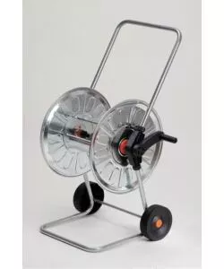 CARRELLO AVVOLGITUBO MANUALE IN ACCIAIO 80 MT TUBO 1/2"