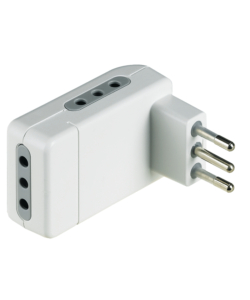 KIT ADATTATORE CORNER 3 PR 10A SP 10A BIANCO - BTICINO.