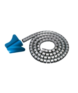 POLY POOL - 2 M GUAINA SPIRALATA RACCOGLICAVI ARGENTO