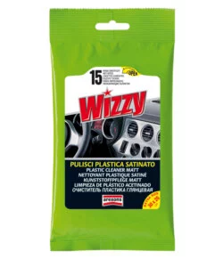 PANNI UMIDIFICATI PER PULIZIA PLASTICA E CRUSCOTTO AUTO SATINATO AREXONS "WIZZY" 15 PZ