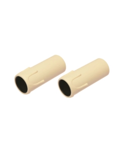 POLY POOL - 2 PORTALAMPADA E14 A CANDELA 250 V~ CON STAFFA METALLICA AVORIO