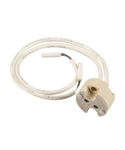 POLY POOL - 2 PORTALAMPADA 24 V IN STEATITE, ATTACCO G4 E GZ4 - GX5.3 - G6.35 - GY6.35 AVORIO