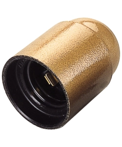 POLY POOL - PORTALAMPADA E27 CORPO LISCIO ORO
