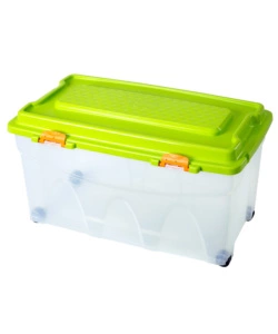 CONTENITORE IN PLASTICA CON COPERCHIO "IPERBOX" LT. 85 80X40X45 CM - BAMA