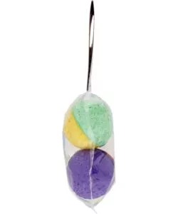 CONFEZIONE DA 4 PALLINE PER GATTI VITAKRAFT IN GOMMA NATURALE, DIAMETRO 4 CM