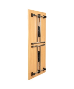 TAVOLO PIEGHEVOLE "FOLD" CON FUSTO CROMATO, 160X72,5X80 CM