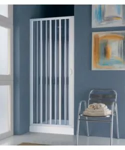 PARETE DOCCIA NICCHIA CON ANTA PIEGHEVOLE IN PVC 80 - 90.