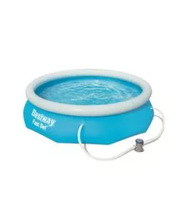 PISCINA FUORI TERRA AUTOPORTANTE ROTONDA BESTWAY "FAST SET" CON POMPA E FILTRO A CARTUCCIA 305X76 CM - COD. 57270