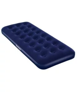 MATERASSO SINGOLO GONFIABILE FLOCCATO BESTWAY IN VINILE BLU 185X76X22 CM - COD. 67000