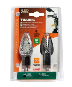 COPPIA FRECCE CARBON "TUAREG" BIANCO  90099