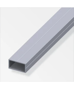 TUBO RETTANGOLARE 11.5x19.5 ALLUMINIO NATURALE - 1 METRO.