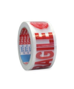 NASTRO ADESIVO DA IMBALLO "FRAGILE", 55 MM X 66 MT - TESA