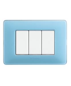 PLACCA 3P COLORS TURCHESE MATIX AM4803CAR - BTICINO