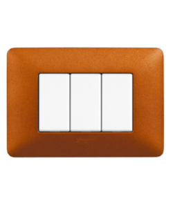 PLACCA 3P ROSSO TERRA MATIX AM4803TRT - BTICINO