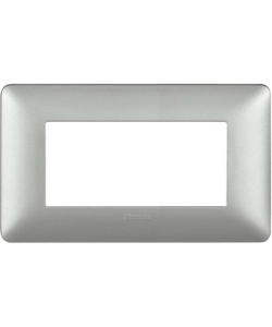 PLACCA 4P SILVER MATIX AM4804MSL - BTICINO