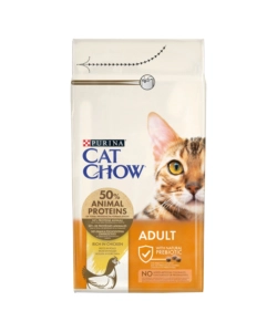 CROCCHETTE PER GATTO ADULTO "CAT CHOW" AL POLLO, 1,5 KG - PURINA