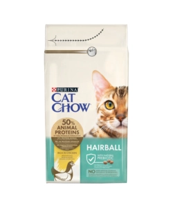 CROCCHETTE PER GATTO ADULTO "CAT CHOW HAIRBALL"  AL POLLO, 1,5 KG - PURINA