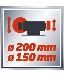 SMERIGLIATRICE COMBINATA BT-WD 150/200 - EINHELL.