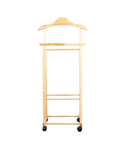 INDOSSATORE PER ABITI "OSCAR" IN FAGGIO NATURALE, 44X97X29 CM