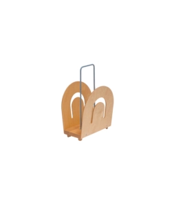 PORTA RIVISTE FAGGIO NATURALE, 30X28X23 CM