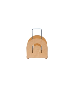 PORTA RIVISTE FAGGIO NATURALE, 30X28X23 CM