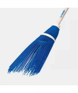 SCOPA DA SPAZZINO CON FILI DIRITTI - MANICO DA 130CM.