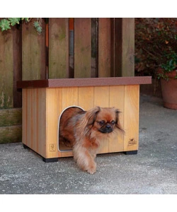 CUCCIA PER CANI DA ESTERNO "BAITA 60" IN LEGNO, 67X53X55,5 CM - FERPLAST