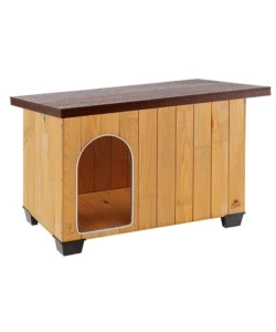 CUCCIA PER CANI IN LEGNO FERPLAST "BAITA 80"  95,5X65X65,5 CM - FERPLAST