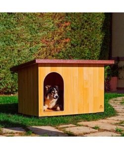 CUCCIA PER CANI IN LEGNO FERPLAST "BAITA 100"  121X78X78,5 CM - FERPLAST