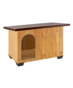 CUCCIA PER CANI IN LEGNO FERPLAST "BAITA 100"  121X78X78,5 CM - FERPLAST