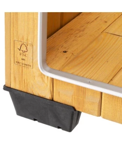 CUCCIA PER CANI IN LEGNO FERPLAST "BAITA 100"  121X78X78,5 CM - FERPLAST